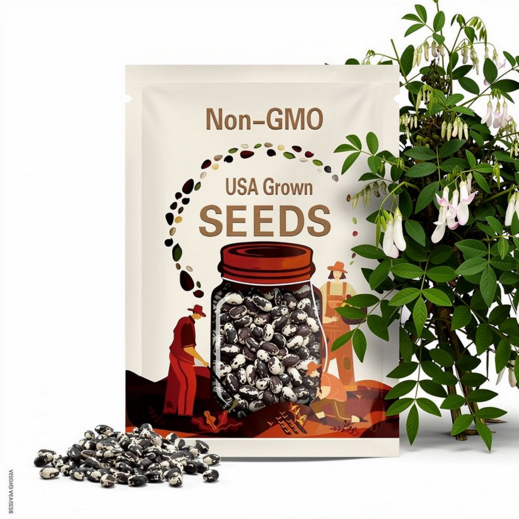 Vaquero Bean Seeds: Rare Heirloom, Organic Non-GMO Seeds