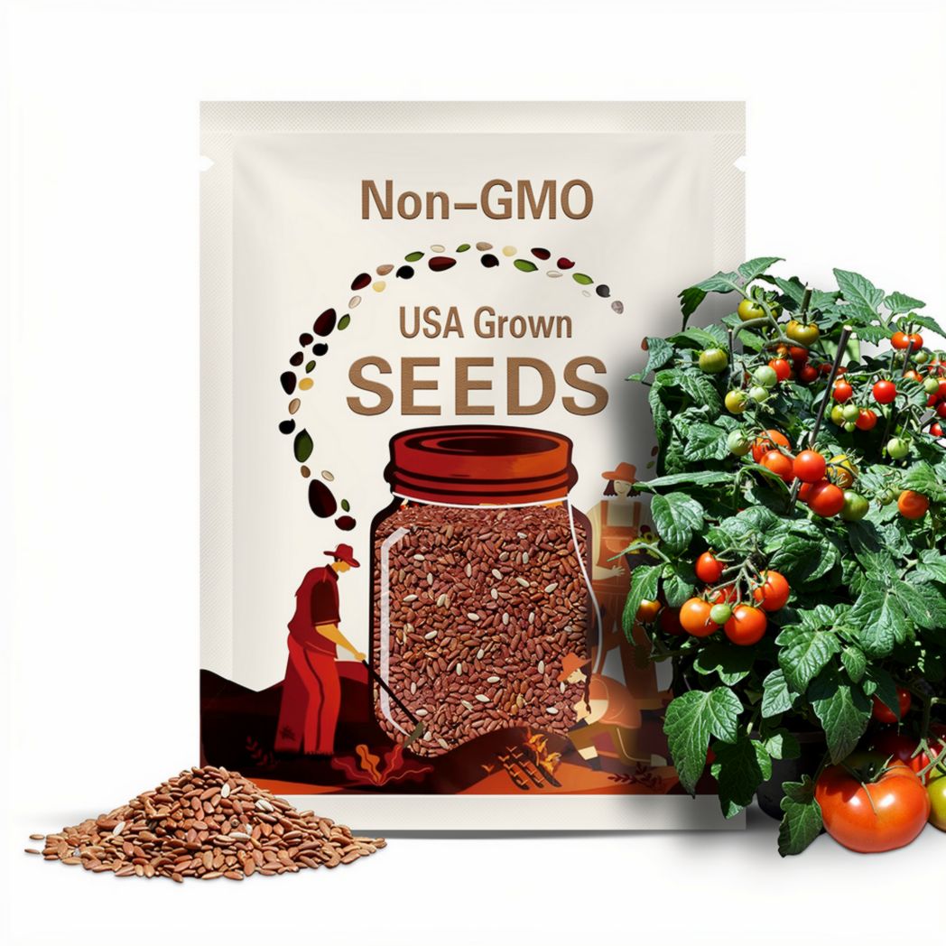 Regina Tomato Seeds: Micro Dwarf Red Cherry, Organic Heirloom