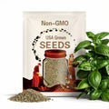 Culinary Basil Seed Collection - 7 Packets - Grow Your Own Herb Garden Organic Seeds for Gourmet, Flavorful Dishes, Thai, Italian, Tanzanian