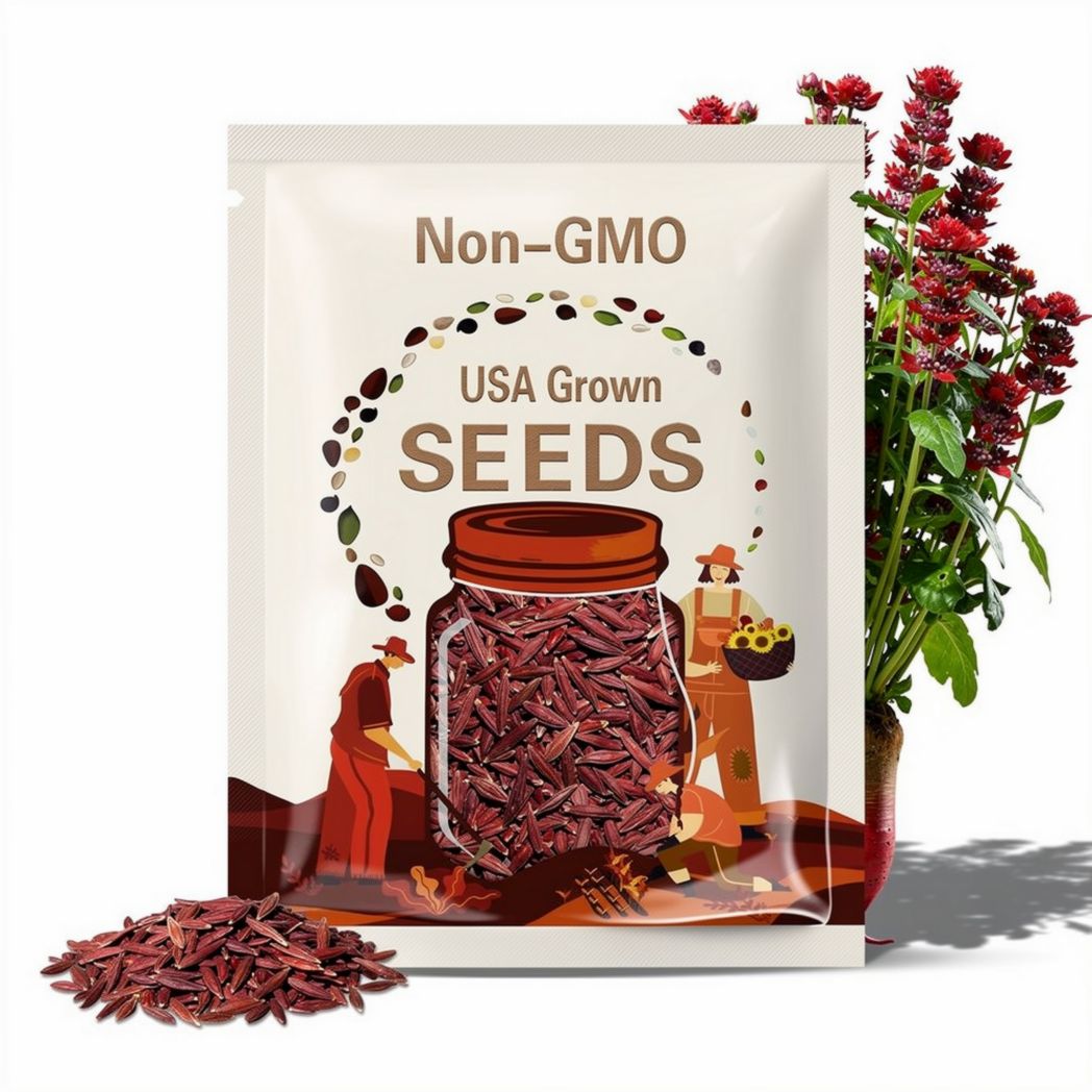 35 Red Mammoth Fodder Beet Seeds | Mammoth Mangold | Heirloom NON-GMO